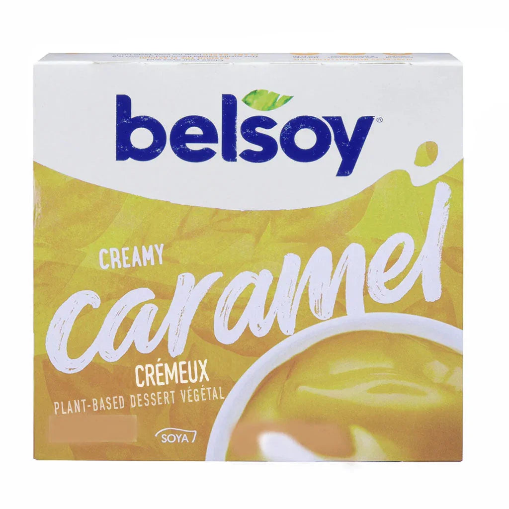 belsoy pouding soja caramel bio 4x125 g - la boite a grains