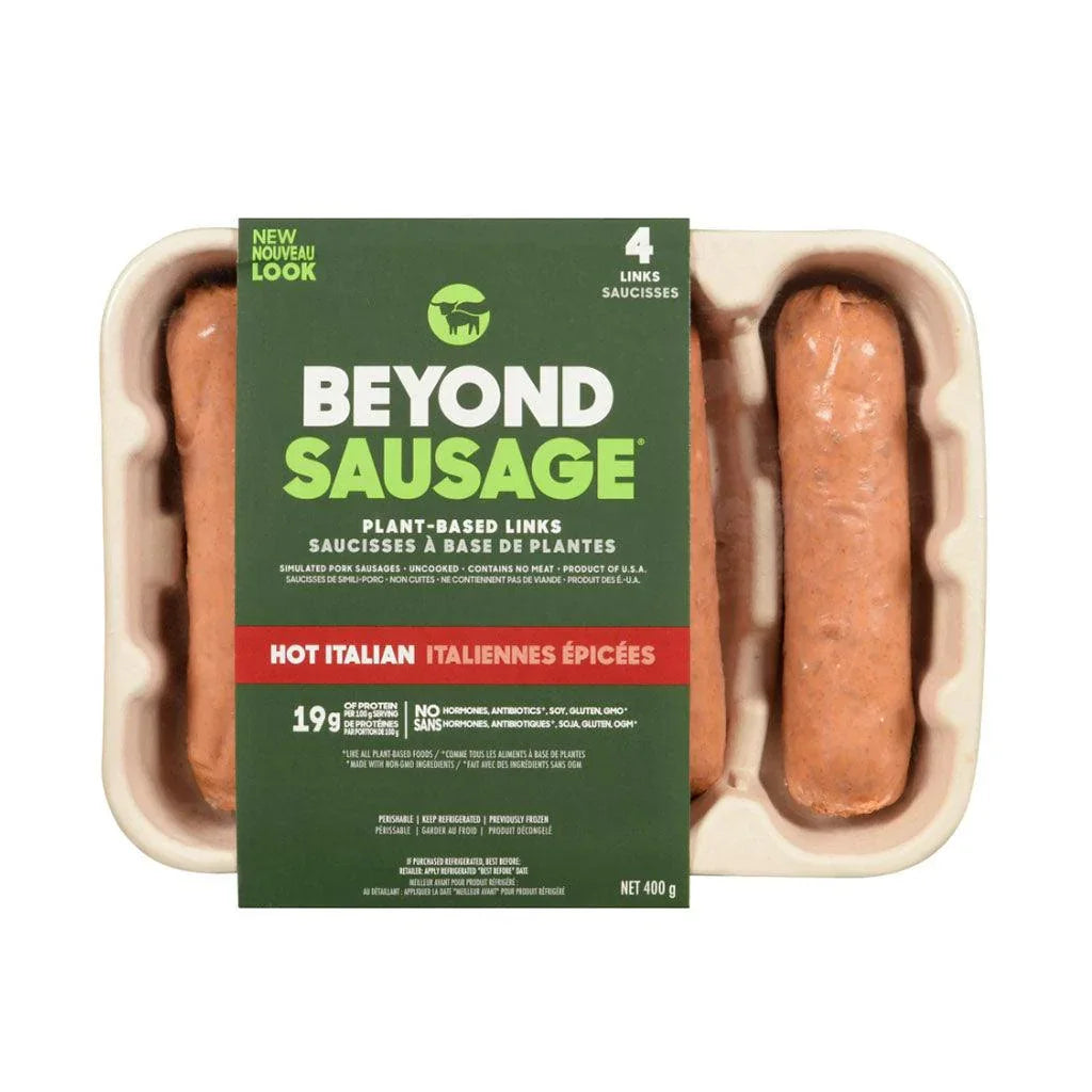 Beyond Sausage Saucisses Italiennes Épicées Beyond Meat - La Boite à Grains