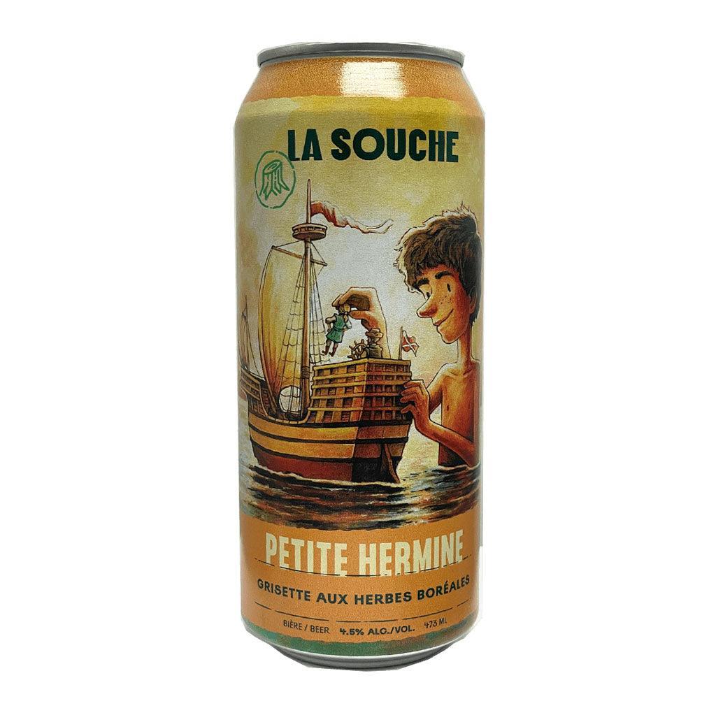 Petite Hermine Grisette Beer with Boreal Herbs La Souche - La Boite à Grains