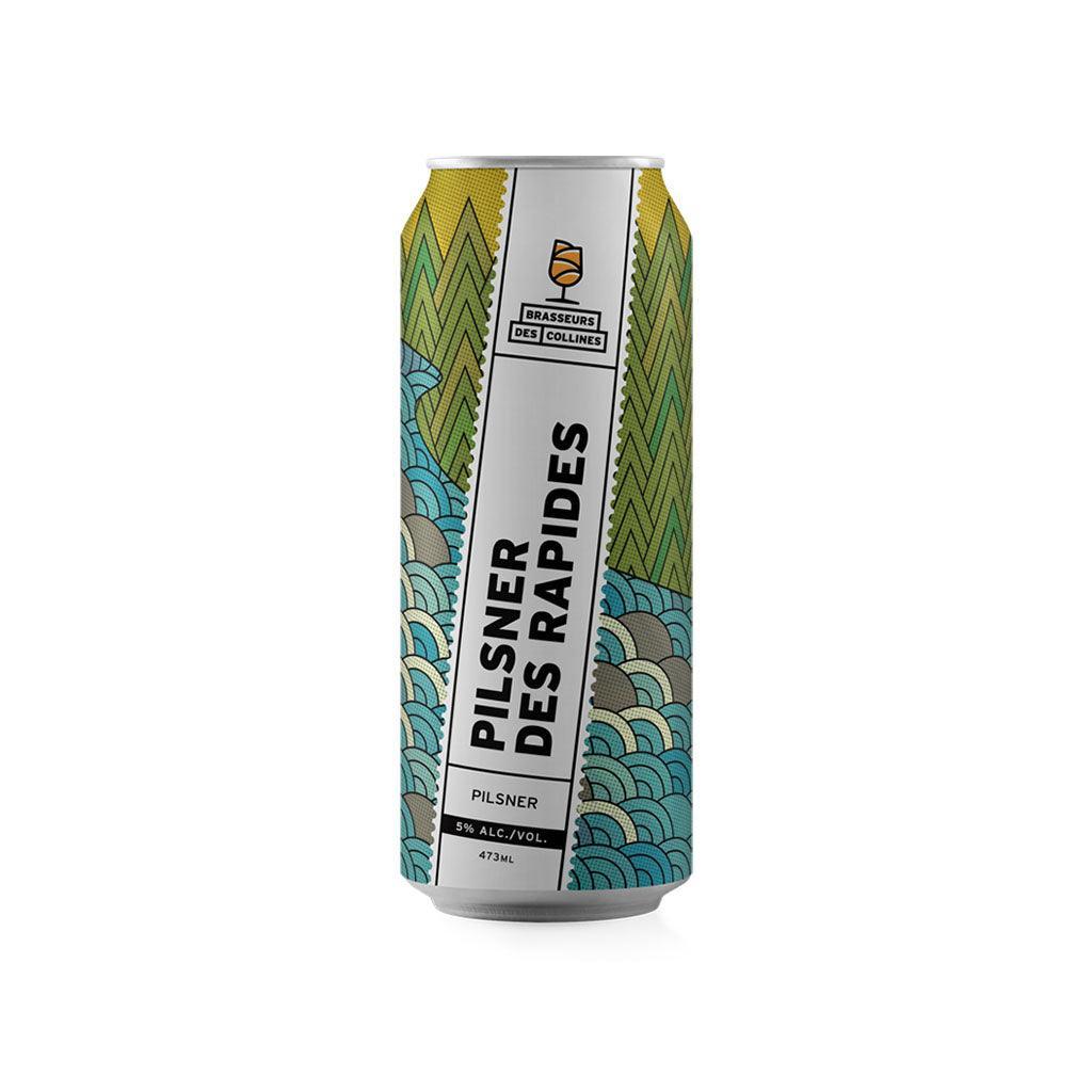 Pilsner beer from Rapides Brasseurs des Collines