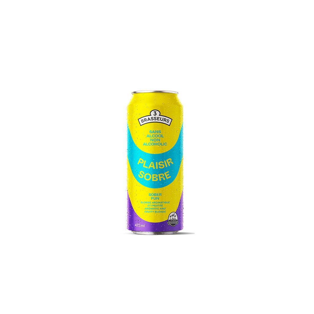 Sober Pleasure Blonde Beer Without Alcohol 3 Brewers