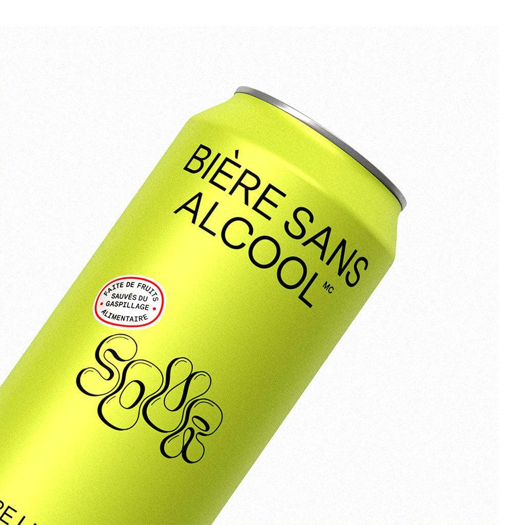 Alcohol-Free Lime Lemon Sour Beer Alcohol-Free Beer - La Boite à Grains