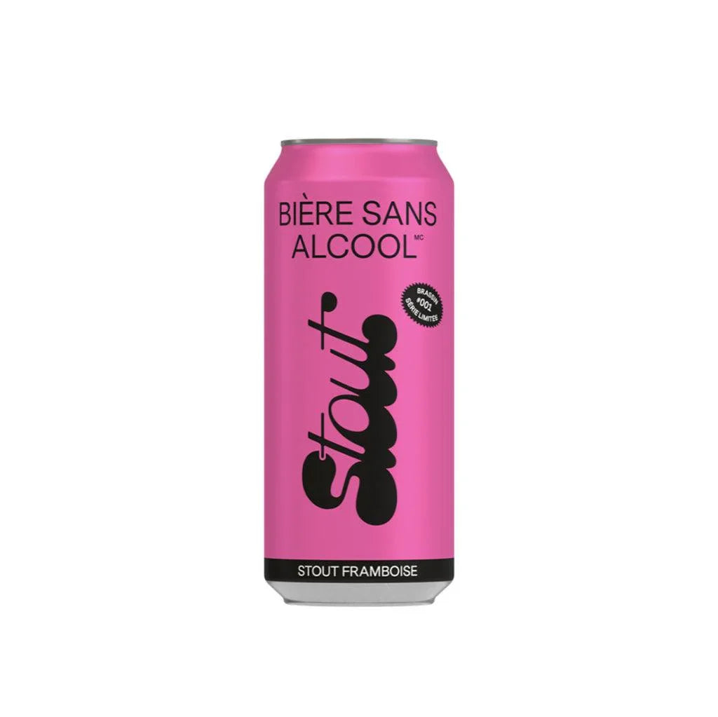 Alcohol-Free Raspberry Stout Beer Alcohol-Free Beer - La Boite à Grains