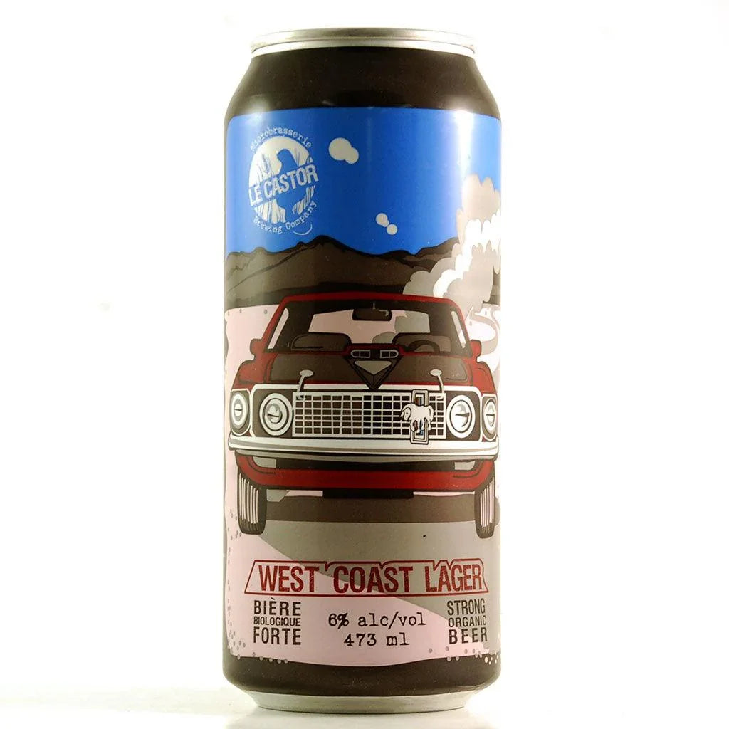 West Coast Lager Organic Le Castor Beer - La Boite à Grains