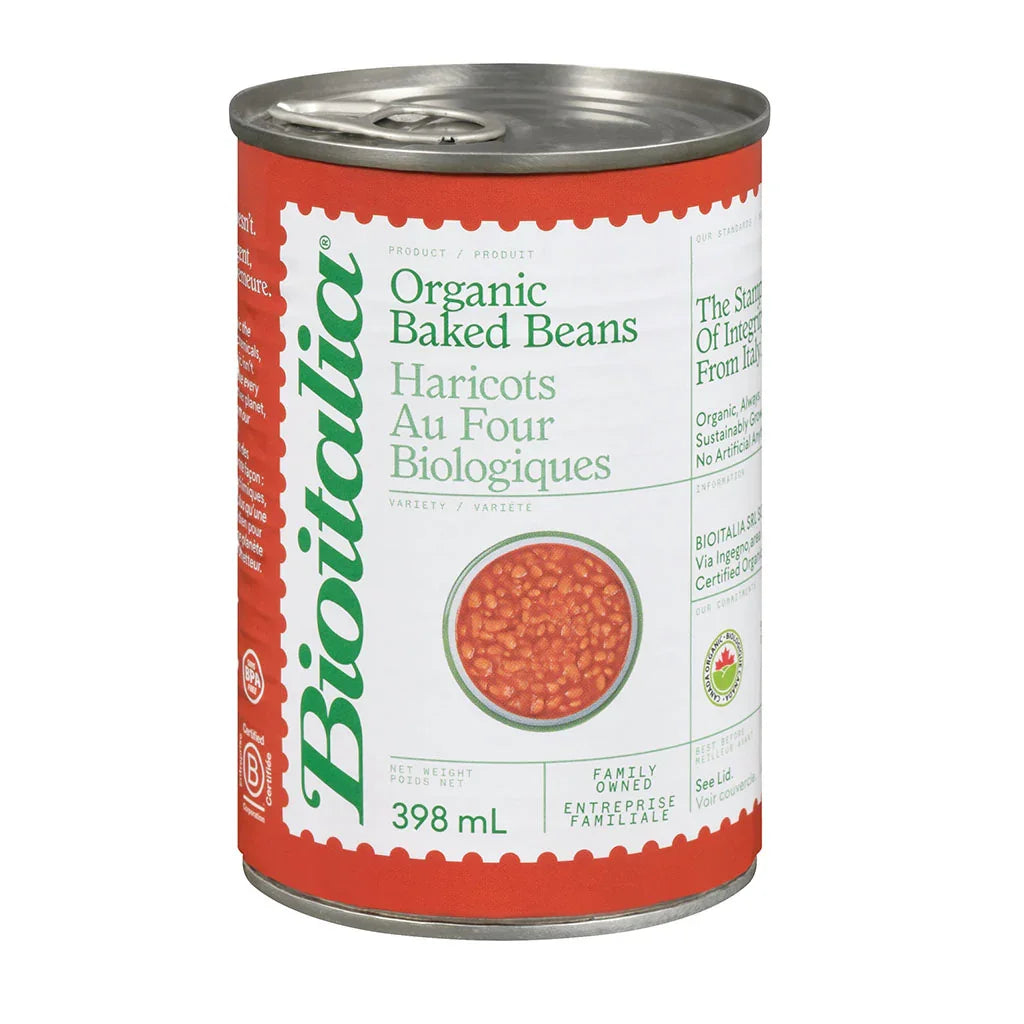 Bioitalia organic baked beans - La Boite à Grains