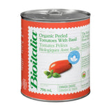 organic peeled tomatoes with basil Bioitalia - La Boite à Grains