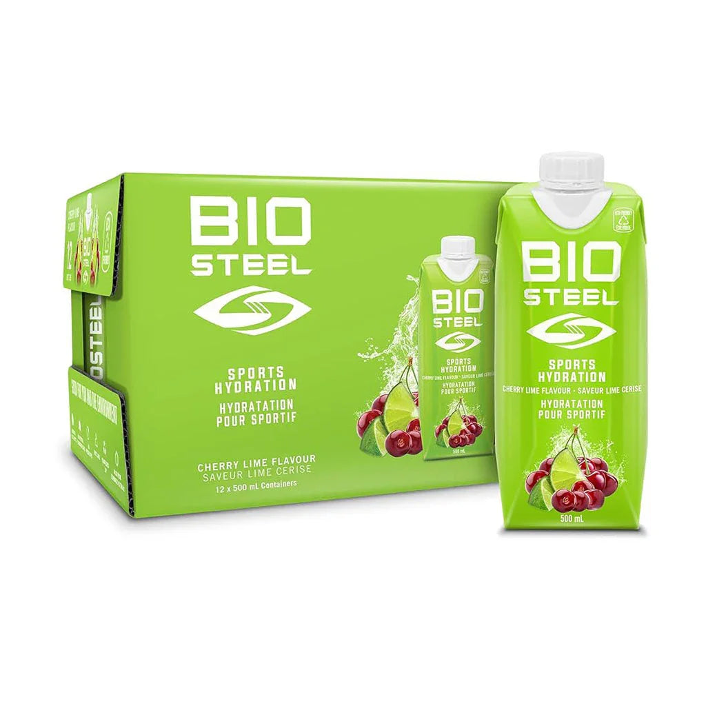 biosteel hydration drink for athletes lime cherry 12 x 500 ml - La Boite à Grains
