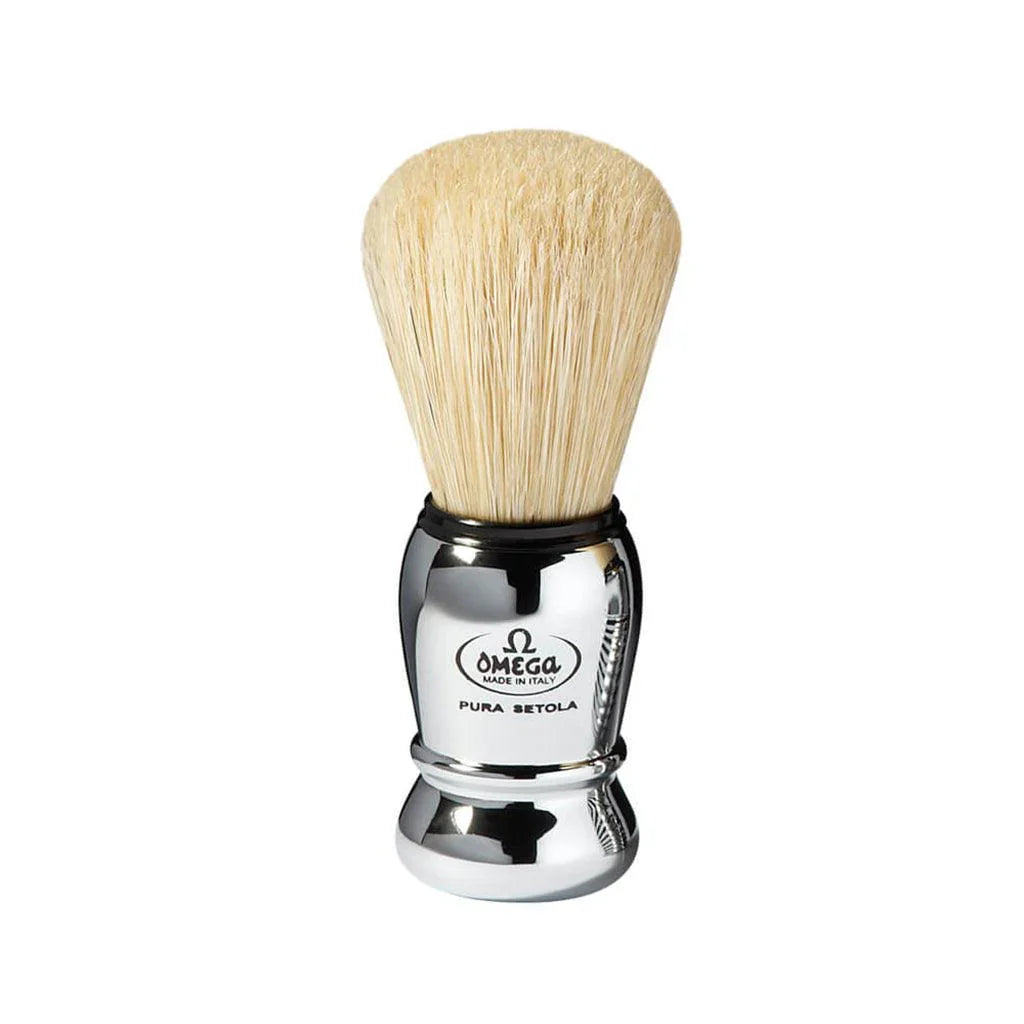 Omega Omega Silver Shaving Brush - La Boite à Grains