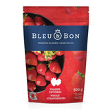fraises entières surgelées du Québec Bleu & Bon - La Boite à Grains