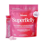 Blume Superbelly hydrating digestive powder strawberry hibiscus - La Boite à Grains
