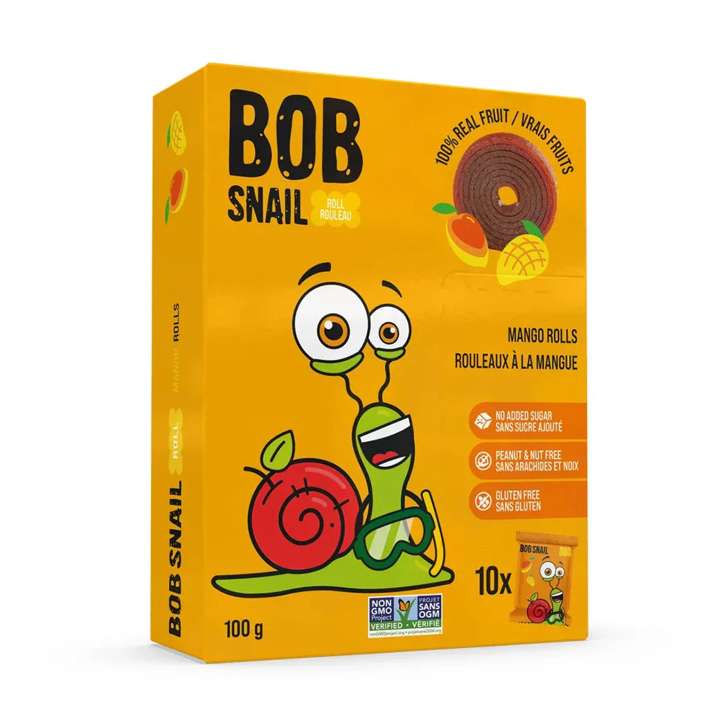 bob snail mango rolls 100 g - the grain box