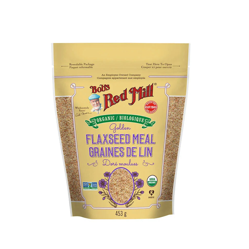 bob's red mill organic ground golden flax seeds gluten free 453 g