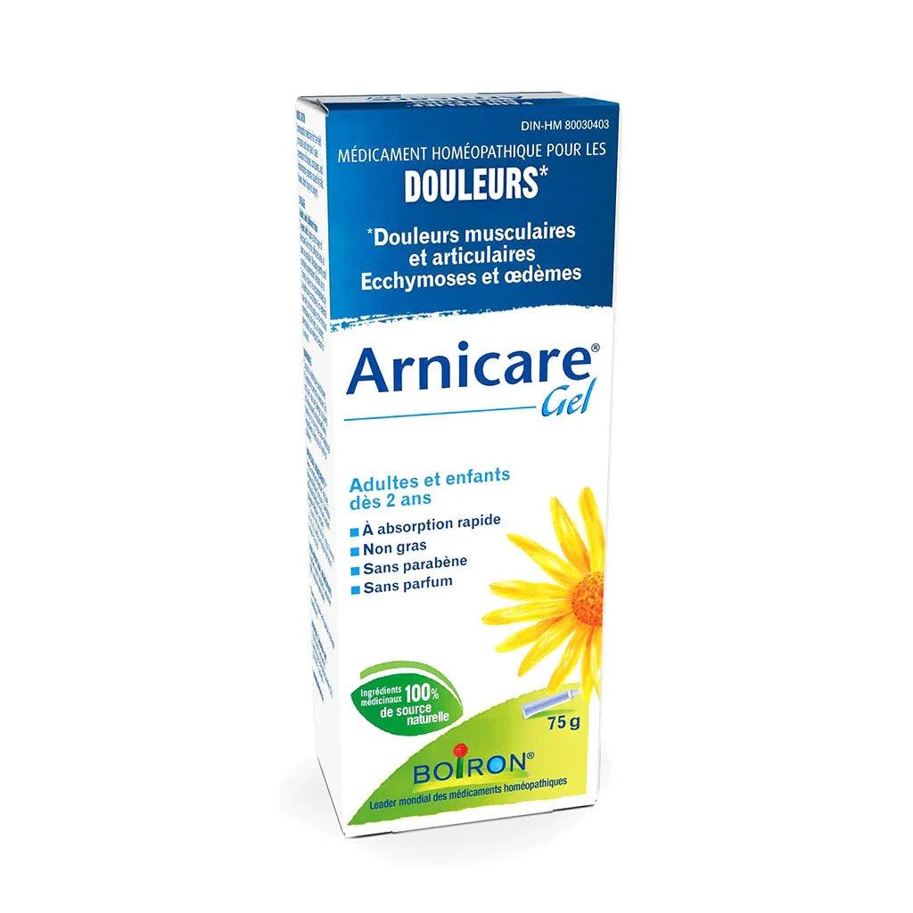 boiron arnicare gel muscle pain 75 g