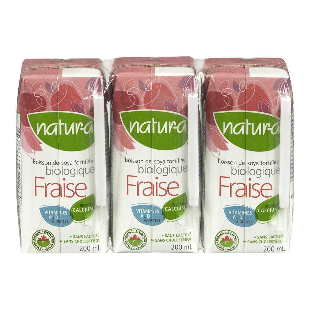 Boisson de Soya Fraise Biologique Natur-a
