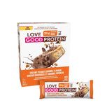 Boite de 12 Barres Love Good Protein Saveur Arachides et Caramel Crémeux Love Good Fats