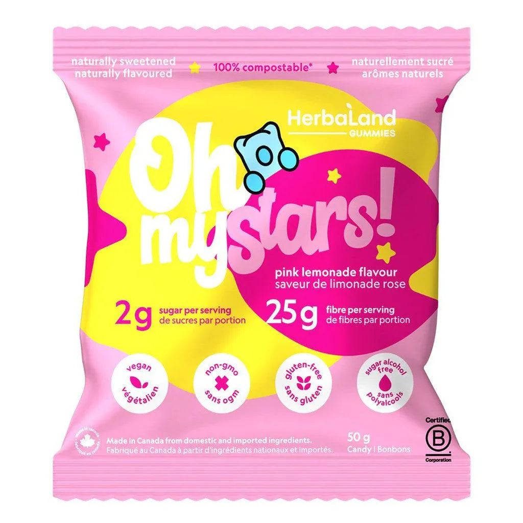 Candy Oh My Stars! HerbaLand Pink Lemonade Flavor