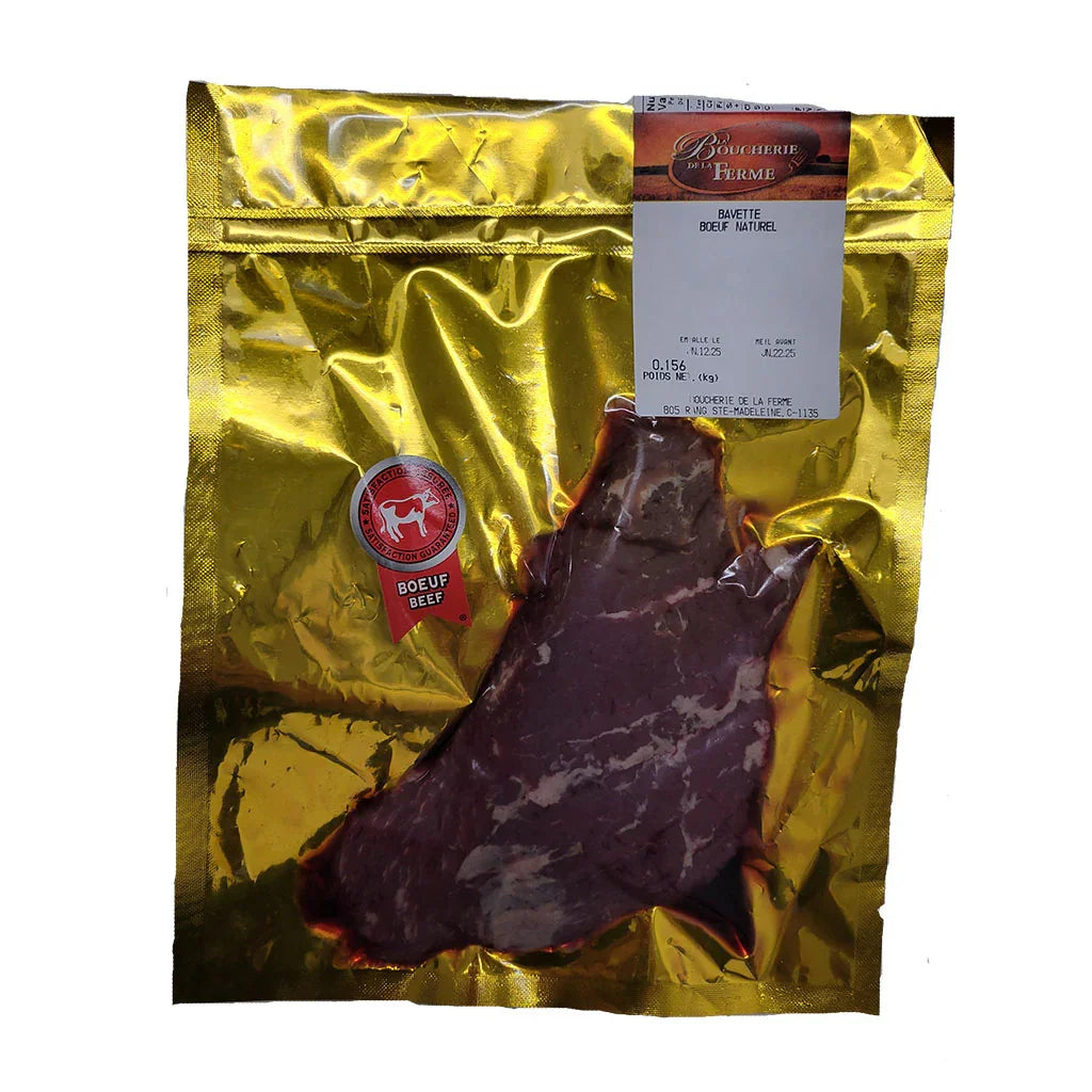 beef flank steak Boucherie de la Ferme - La Boite à Grains