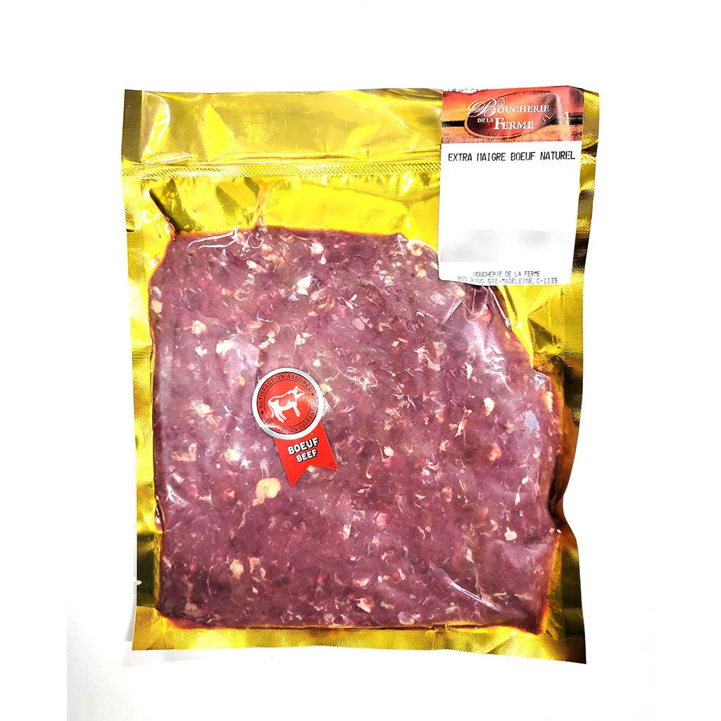 farm butcher's shop extra lean ground beef - La Boite à Grains