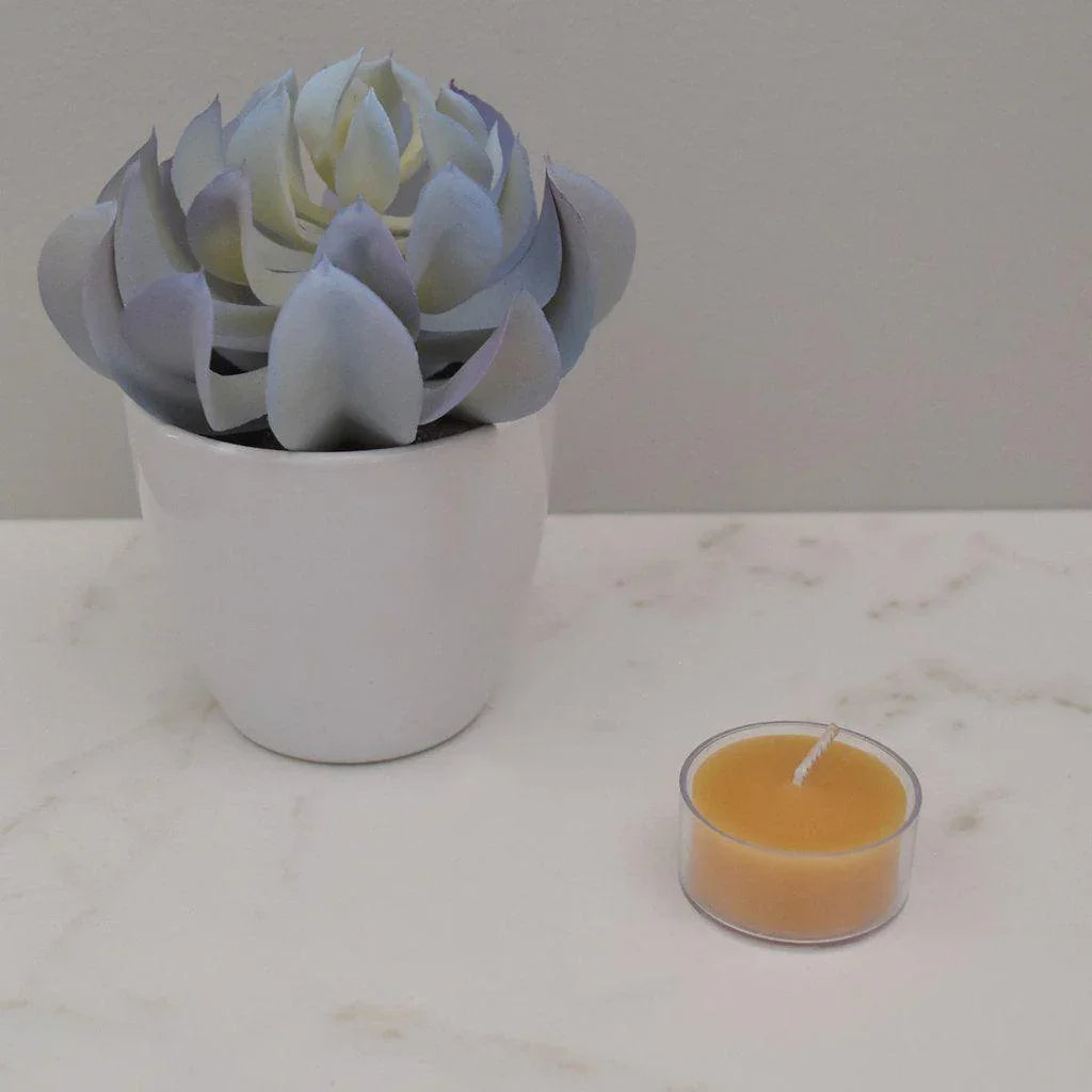 Honey Candles Beeswax Tealight Candle - La Boite à Grains