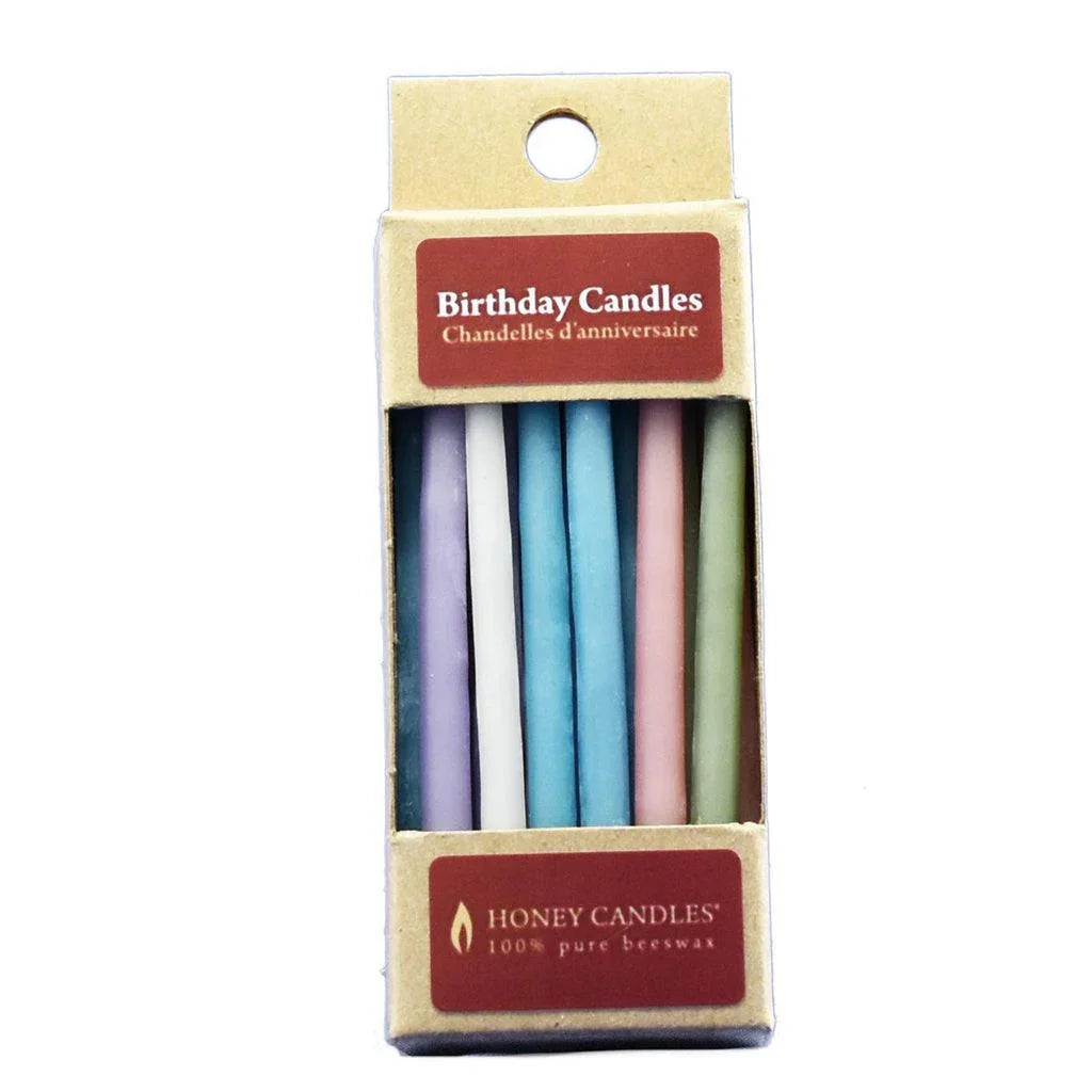 Bougies d'Anniversaire Pastel Honey Candles - La Boite à Grains