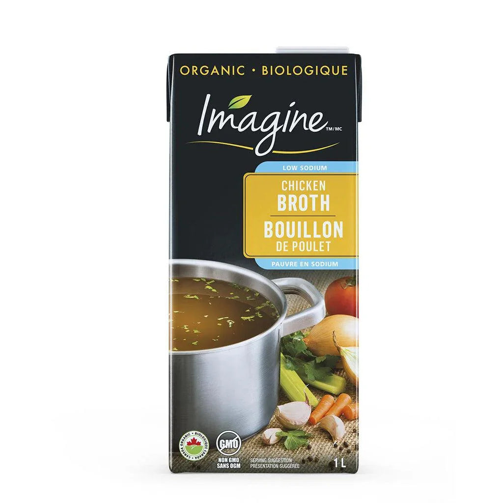 Imagine Low Salt Organic Chicken Broth - La Boite à Grains