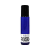 Bouteille Vide en Verre Bleu Roll-On + Bille Inox Divine Essence - La Boite à Grains