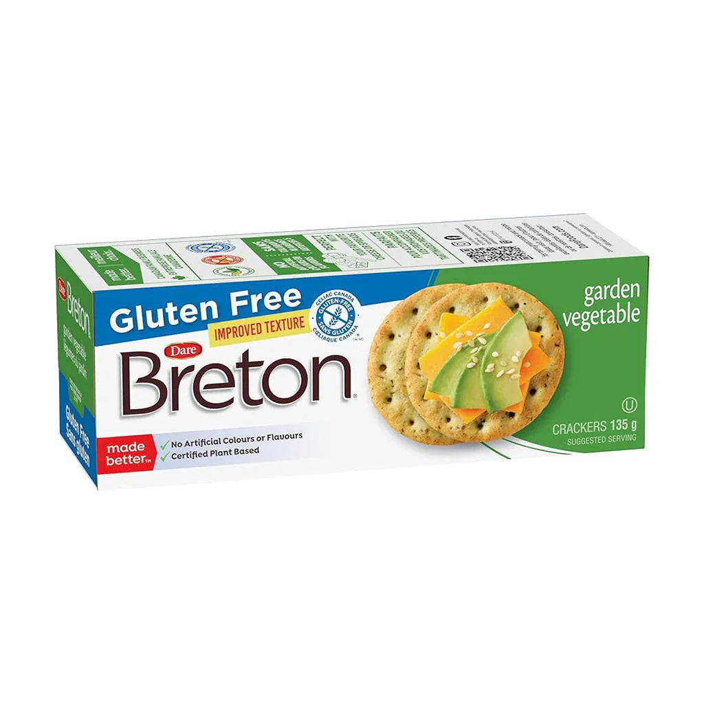 gluten free garden vegetable crackers Breton - La Boite à Grains