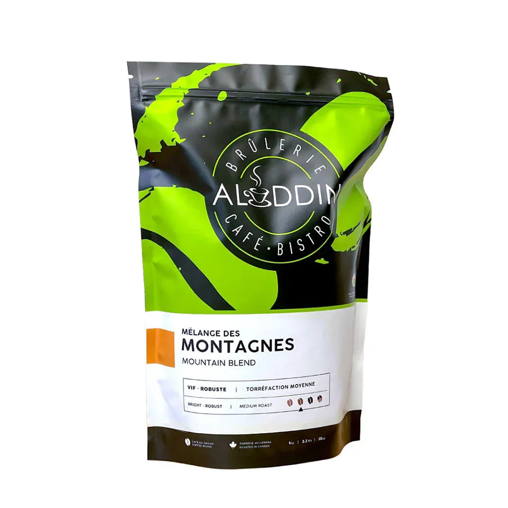 brurie aladdin mountain blend medium roast 1 kg
