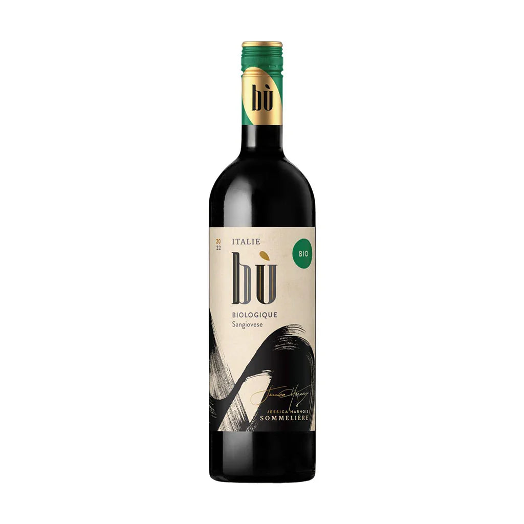 organic sangiovese red wine Bu - La Boite à Grains