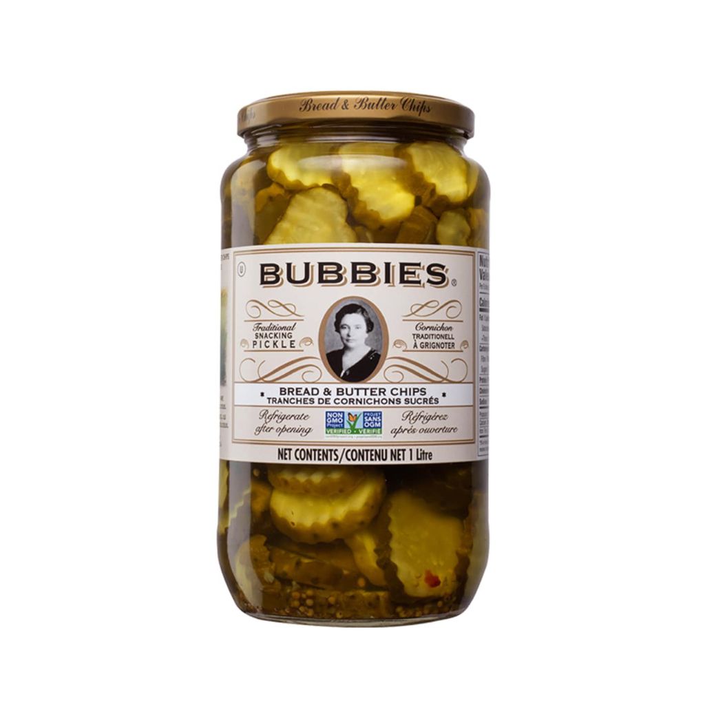 Bubbies tranches de cornichons sucrés - La Boite à Grains