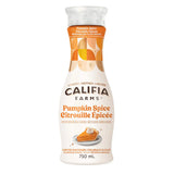 califia farms pumpkin spiced coffee cream almond drink 750 ml