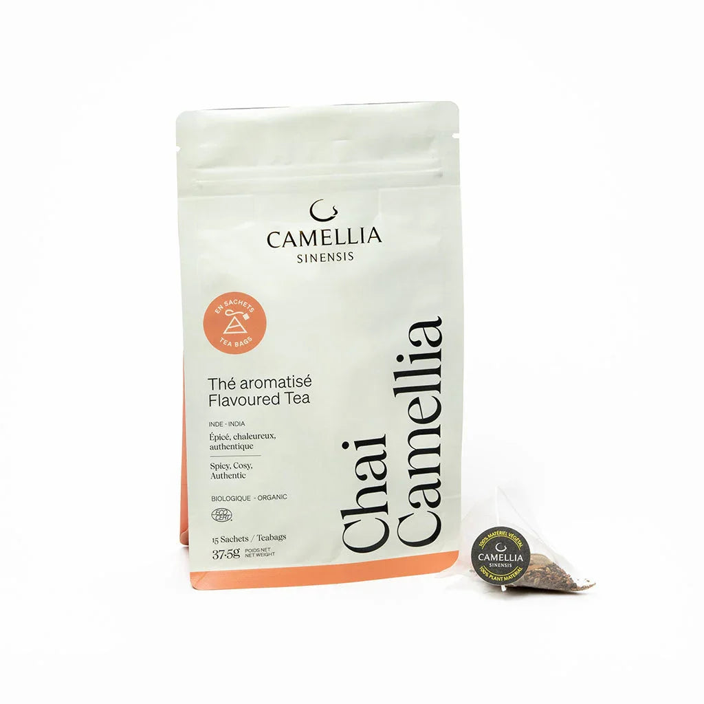 camellia sinensis chai flavored tea camellia 15 bags - La Boite à Grains