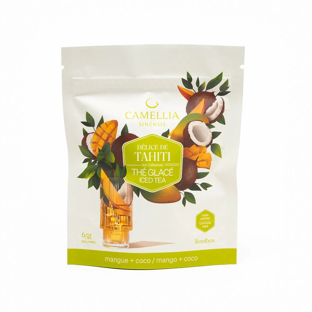 thé glacé délice de tahiti biologique Camellia Sinensis - La Boite à Grains