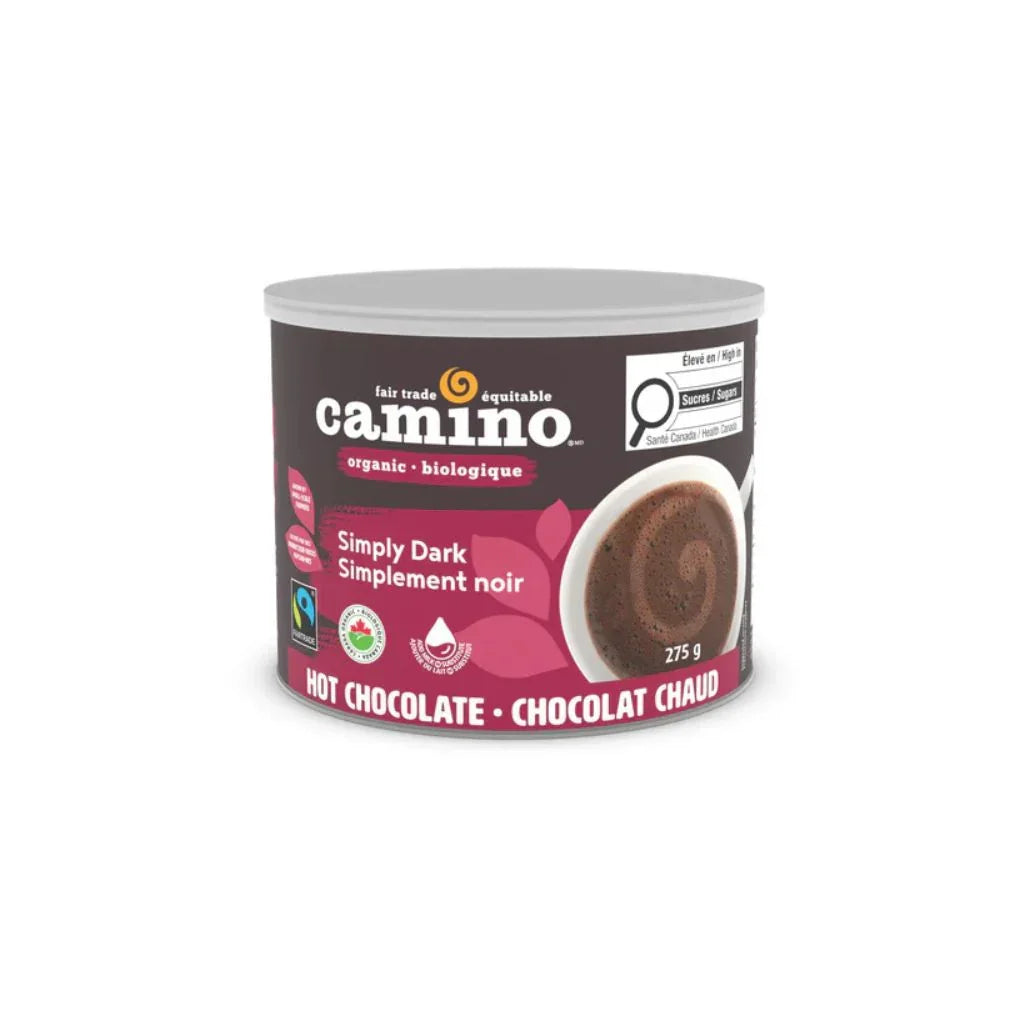 chocolat chaud Simplement noir biologique Camino - La Boite à Grains