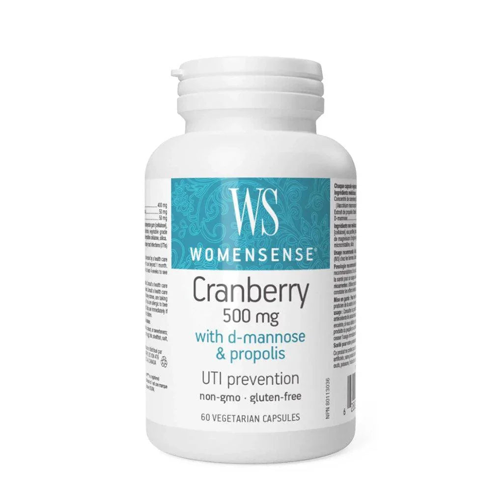 Cranberry 500 mg with D-Mannose and Propolis WomenSense - La Boite à Grains