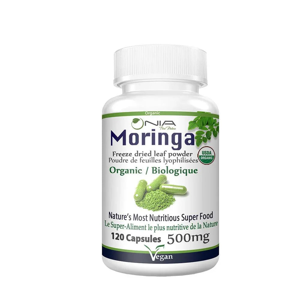 Nia Pure Nature Organic Moringa Leaf Capsules - La Boite à Grains