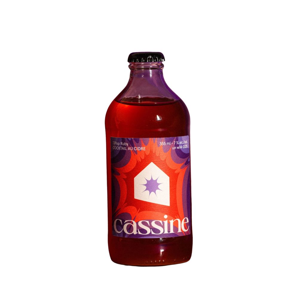 cocktail au cidre TiPop Ruby Cassine - La Boite à Grains