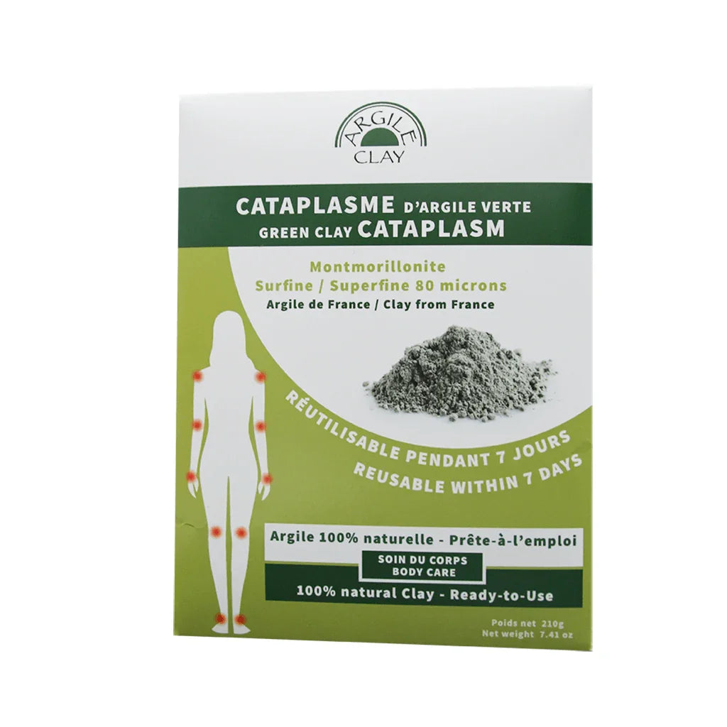 Montmorillonite Surfine Seaweed Green Clay Poultice - La Boite à Grains
