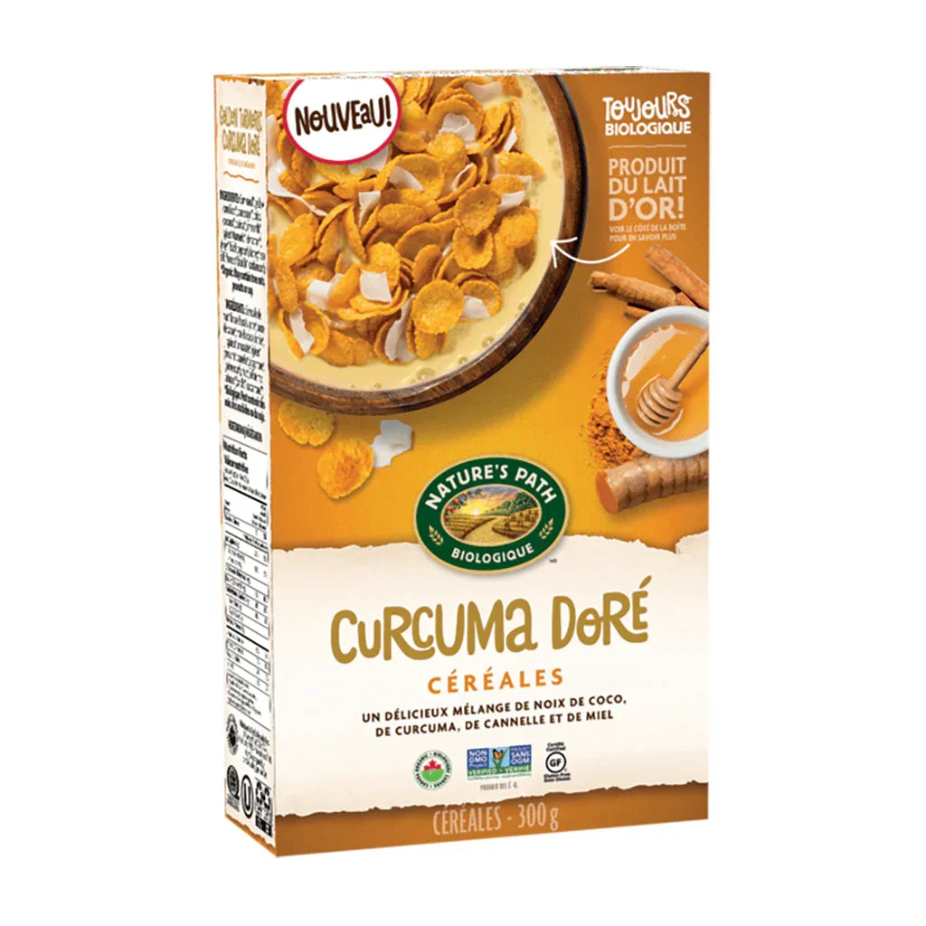 Nature's Path Golden Turmeric Organic Cereals - La Boite à Grains