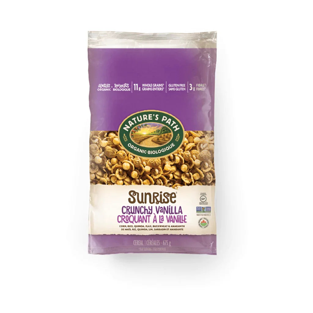 Nature's Path Vanilla Crunchy Sunrise Cereal - La Boite à Grains
