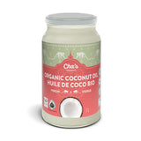 huile de coco bio vierge Cha's Organics - La Boite à Grains