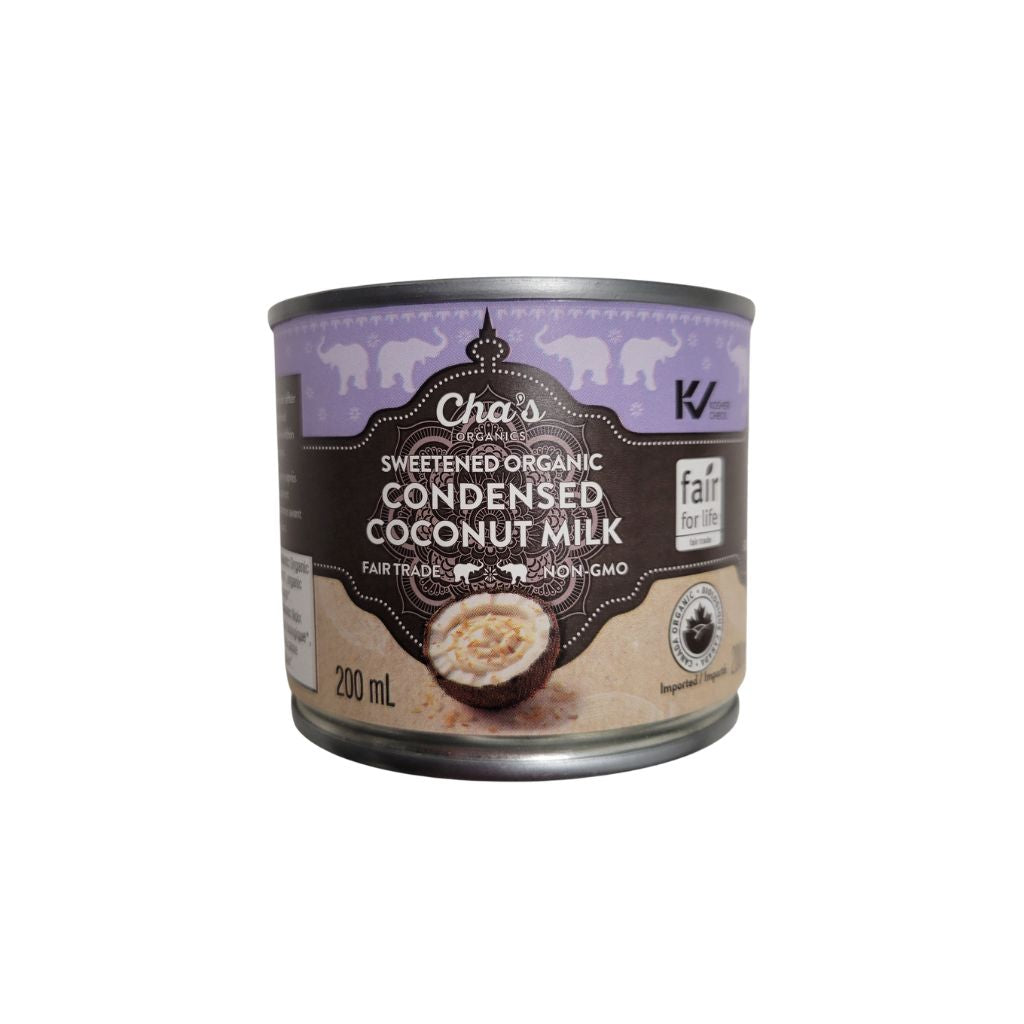 lait de coco condensé sucré biologique Cha's Organics - La Boite à Grains