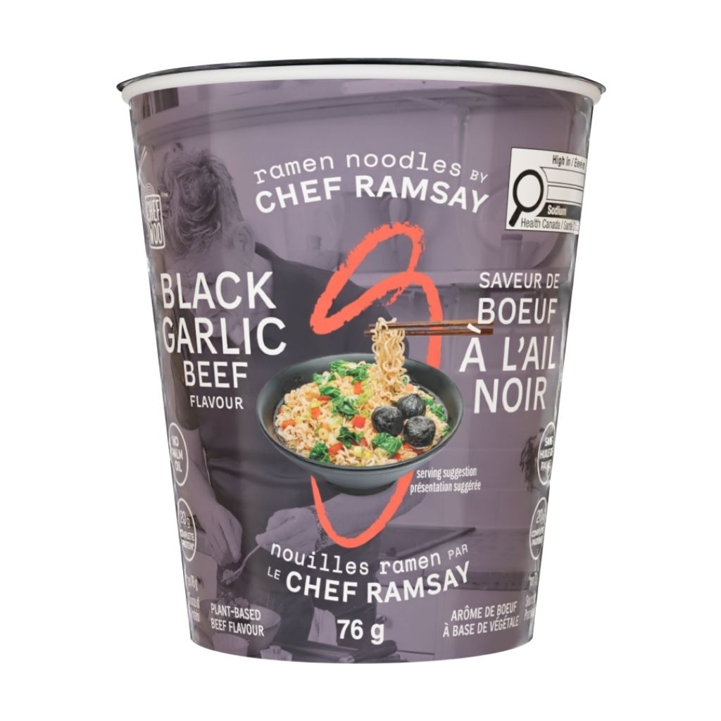 Ramen Noodles by Chef Ramsay Black Garlic Beef Flavour Chef Woo - La Boite à Grains