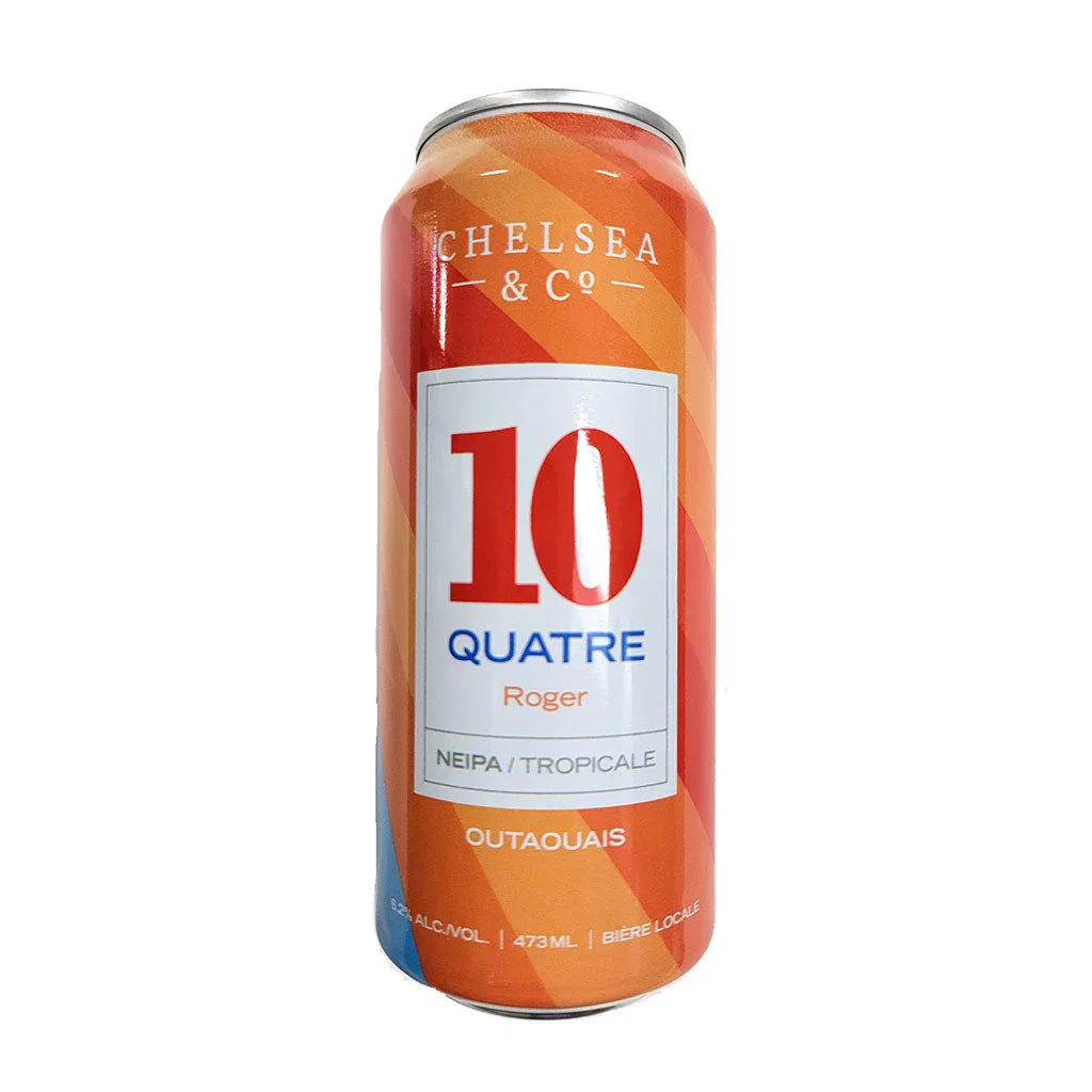 chelsea & co beer 10 quatre rogier neipa tropical 473 ml - La Boite à Grains
