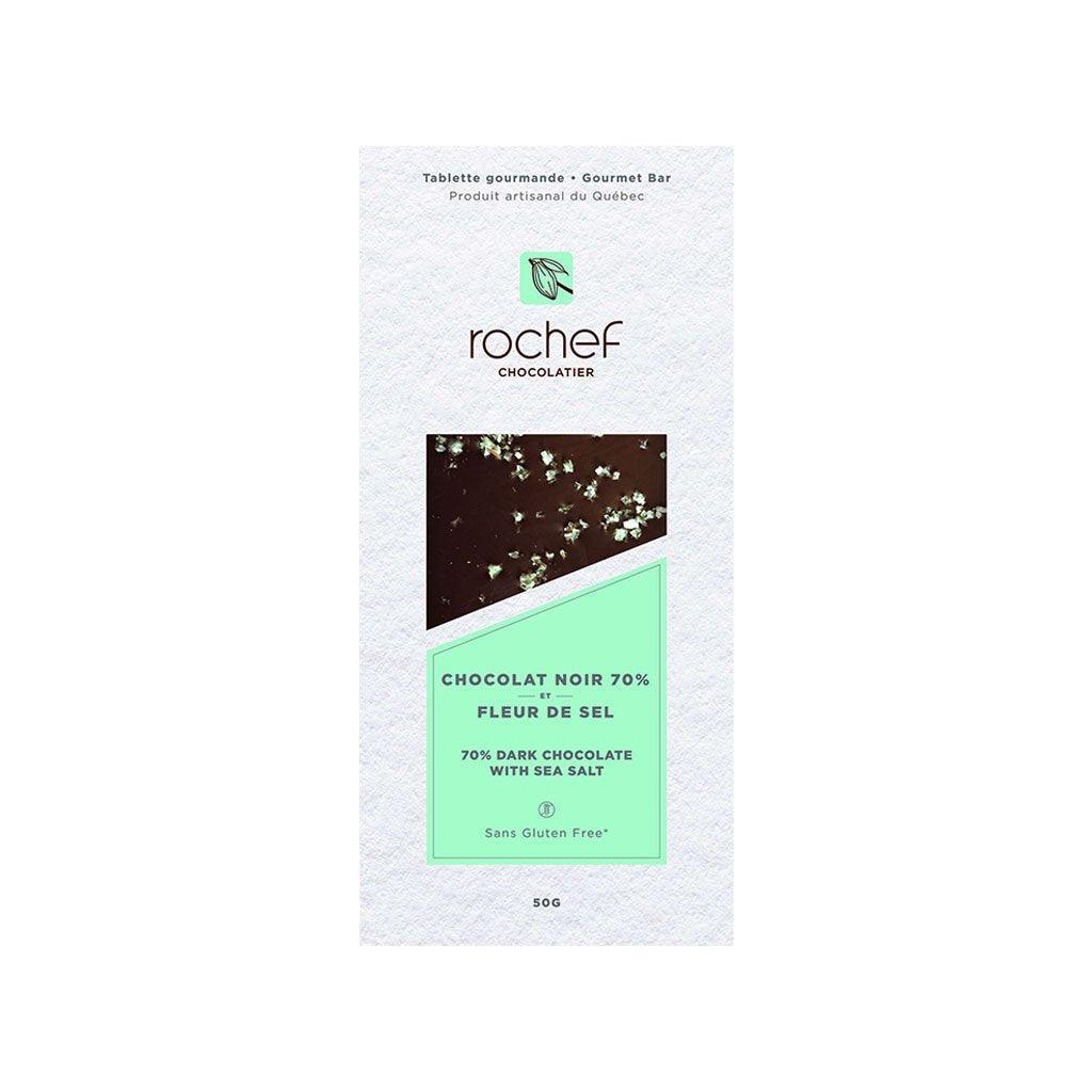 70% Dark Chocolate and Fleur de Sel Rochef Chocolatier - La Boite à Grains