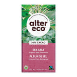 Chocolat Noir Biologique 70% Fleur de Sel Alter Eco - La Boite à Grains