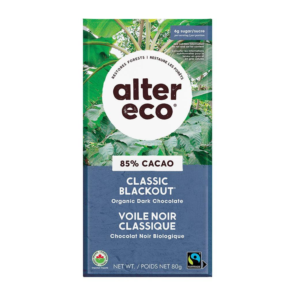 Organic Dark Chocolate Classic Dark Voile 85% Cocoa Alter Eco - La Boite à Grains