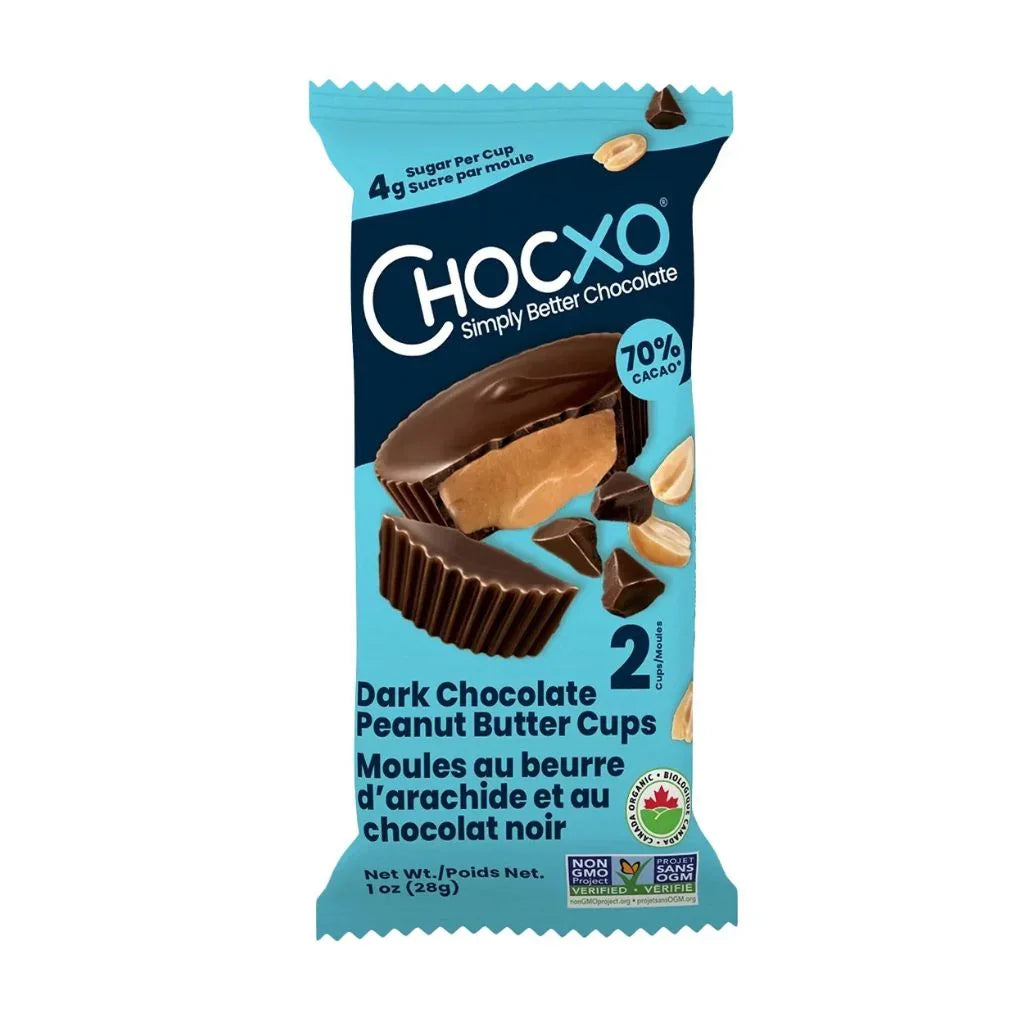 moules au beurre d'arachide et au chocolat noir ChocXO - La Boite à Grains