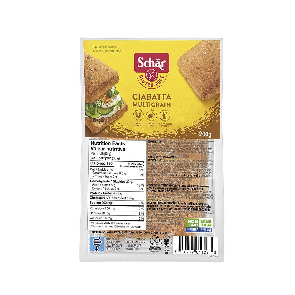 Gluten Free Multigrain Ciabatta Schär - La Boite à Grains