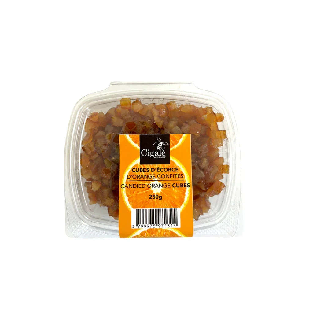 cubes of candied orange peel Cigale - La Boite à Grains